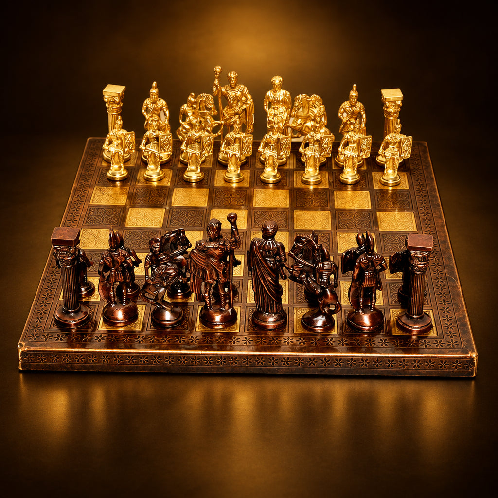 Brass Chess - 13.5*13.5*4 inch (BS363 H)