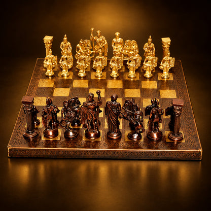 Brass Chess - 13.5*13.5*4 inch (BS363 H)