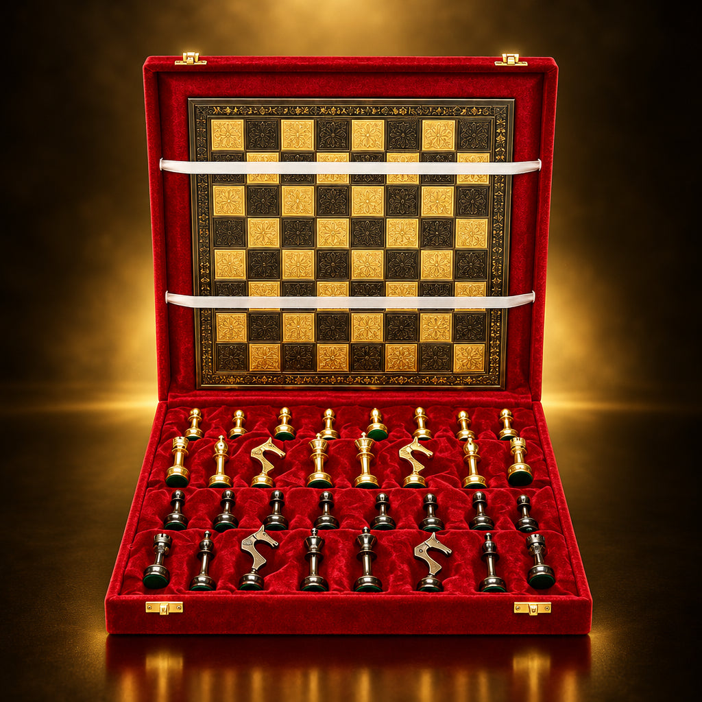 Brass Chess - 11.8*11.8*4 inch (BS363 I)