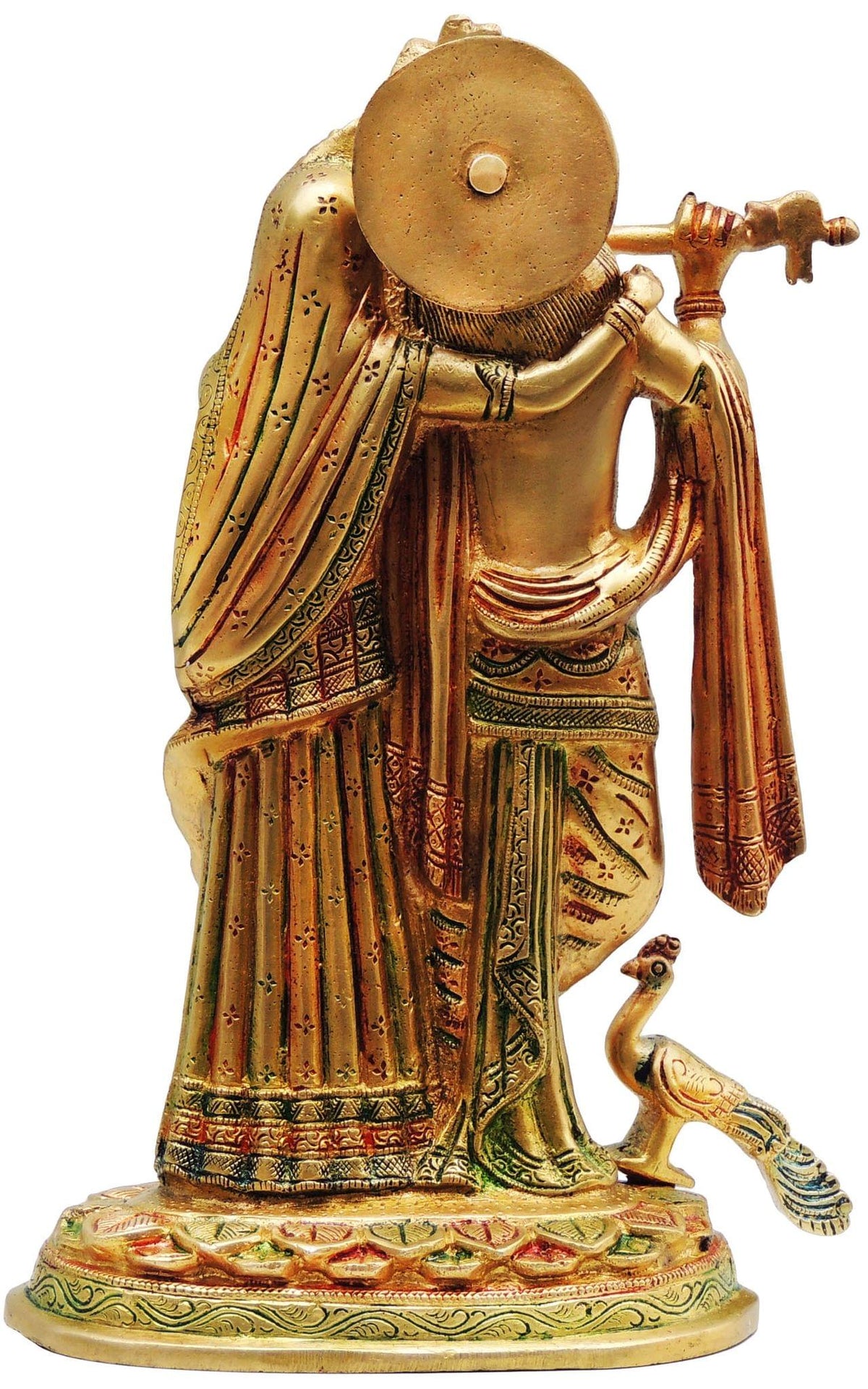 Brass Showpiece Radha Krishna God Idol Statue  - 7*5*12 inch (BS399 C)