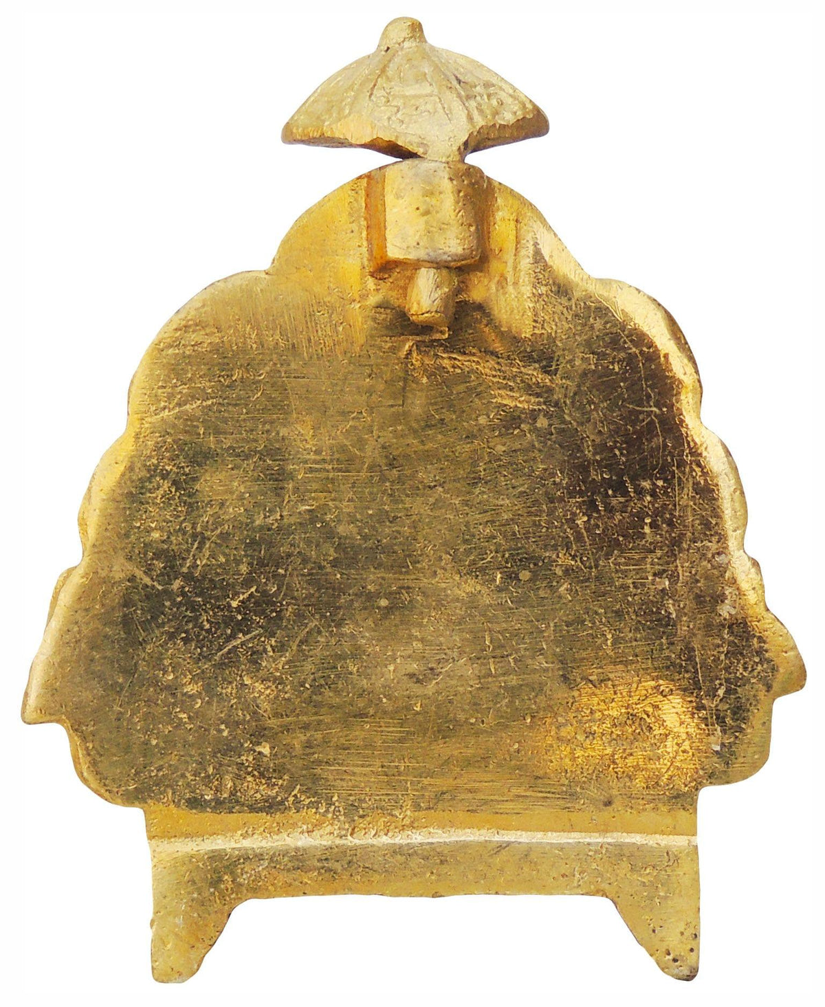 Brass Showpiece Ganesh Ji with Chatri God Idol Statue - 2.5*1*3 inch (BS415)