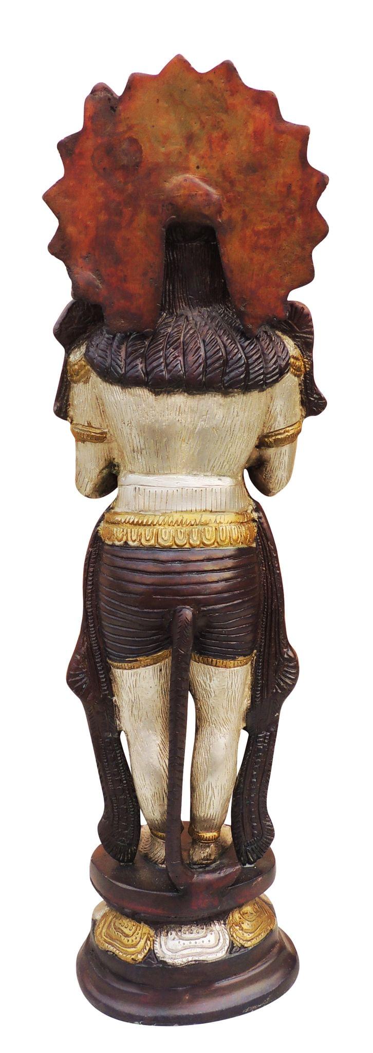 Brass Showpiece Hanuman Ji Statue - 5*4*17 Inch (BS487)