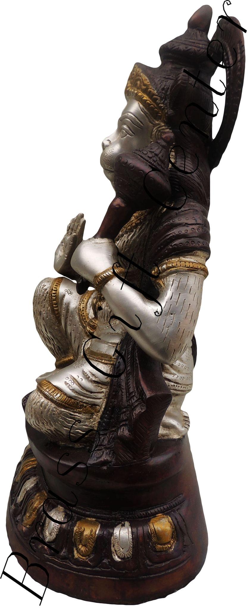 Brass Showpiece Hanuman Ji Statue - 10*6.5*15 Inch (BS488 A)