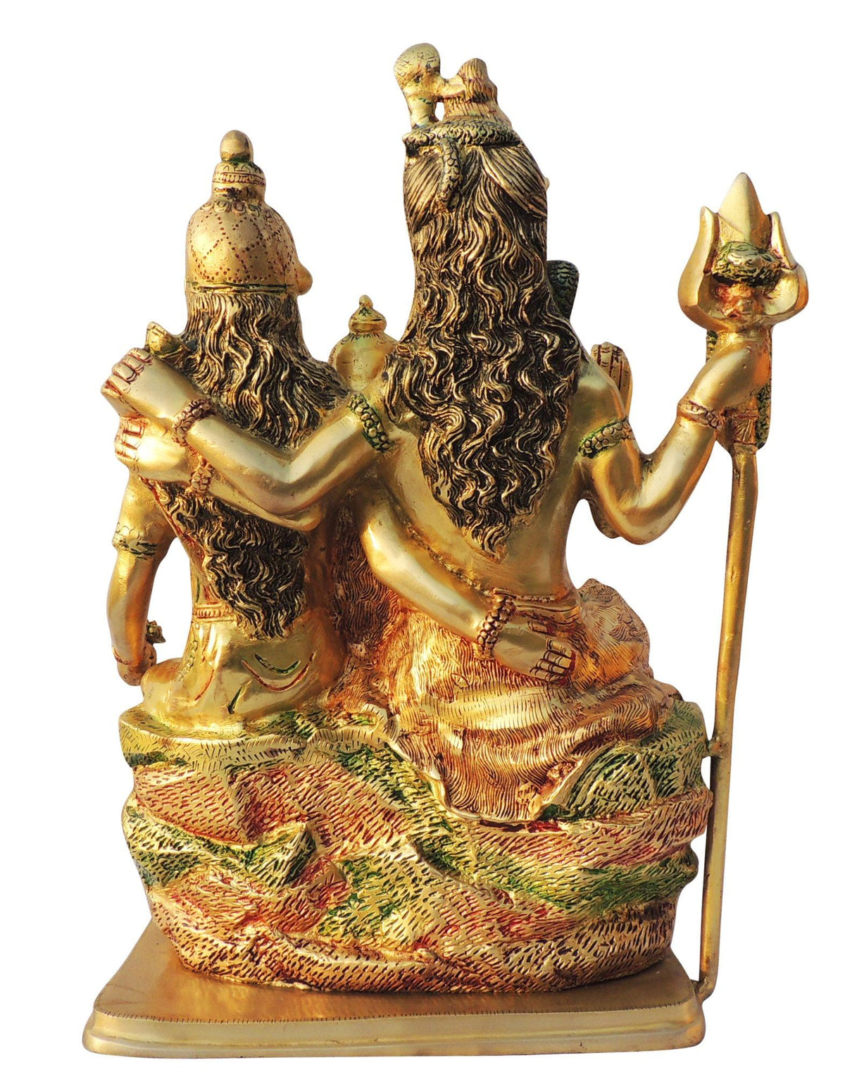 Brass Showpiece Shiv Parivar Statue - 11*8*16.5 Inch (BS493 I)