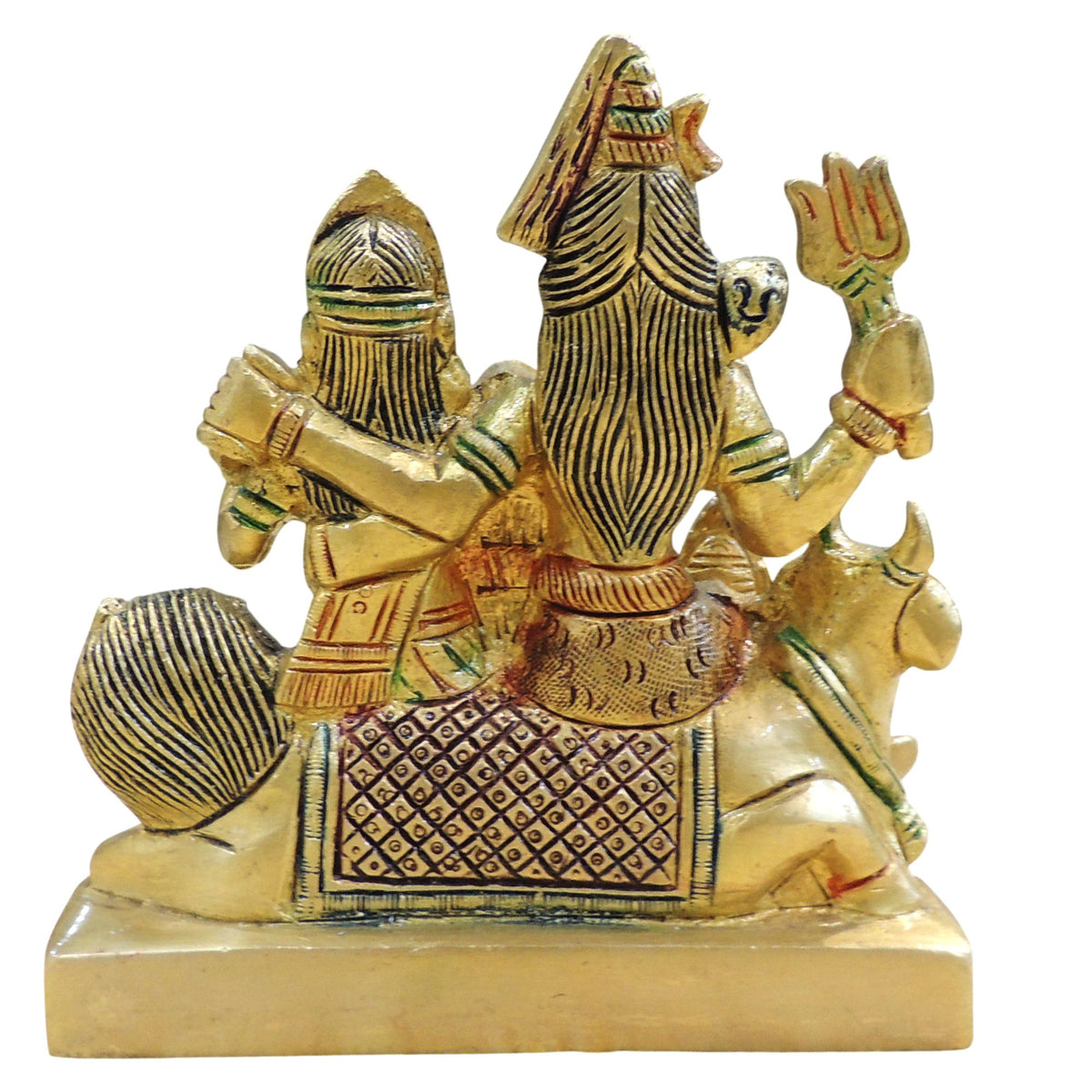Brass Showpiece Shiv Parivar God Idol Statue - 5*2.5*5 Inch (BS493 N)