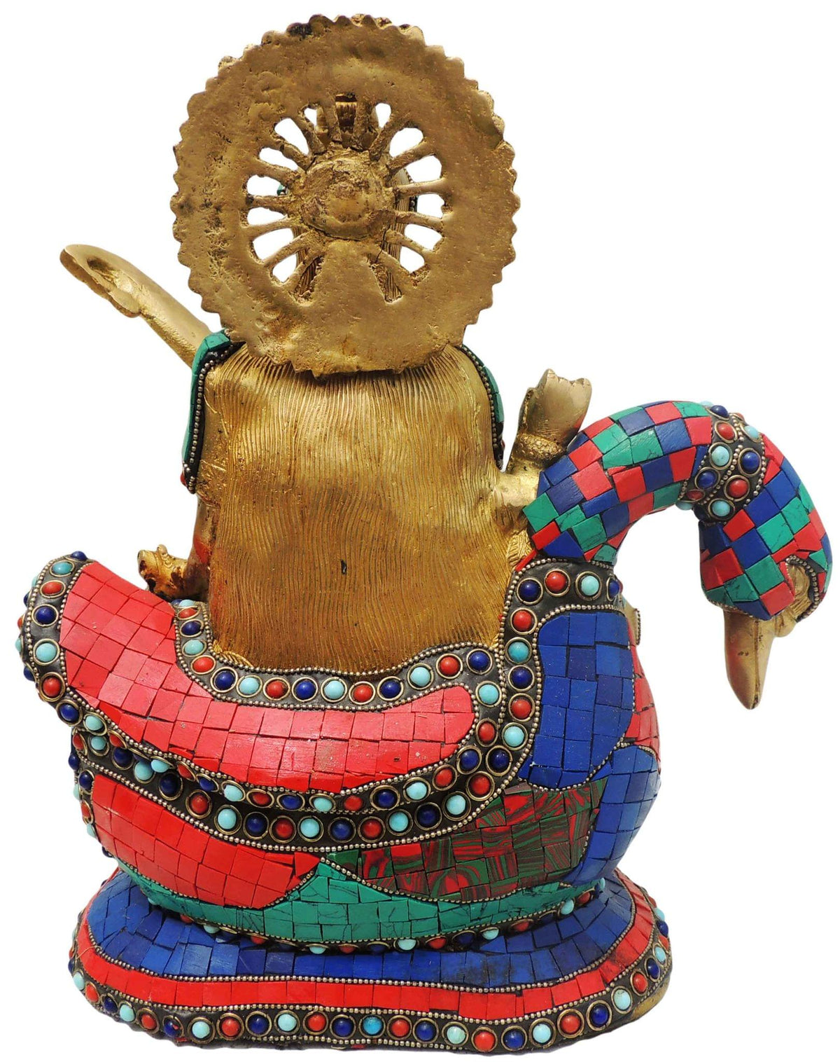 Brass Showpiece Sharaswati Statue - 10*5.5*12 Inch (BS522)