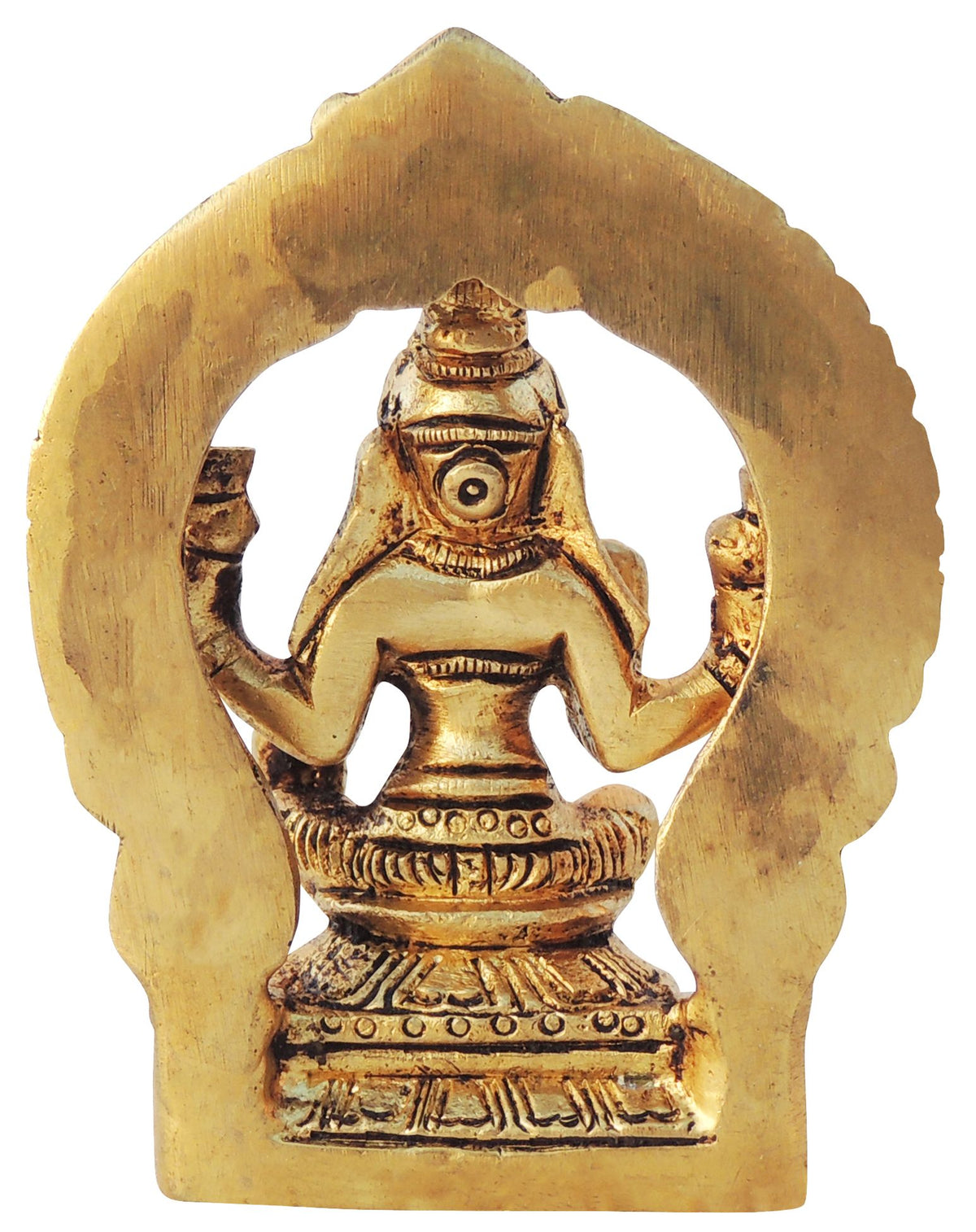 Brass Showpiece Laxmi Ji With Frame God Idol Statue - 2.8*1*3.5 Inch (BS596 L)
