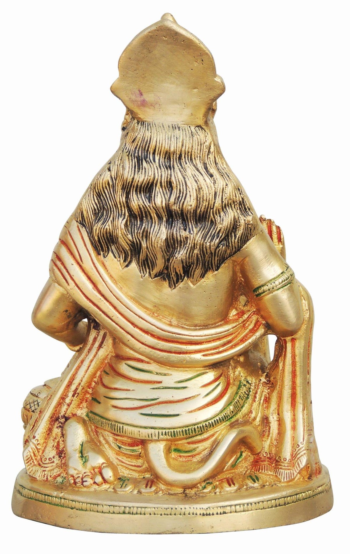 Brass Showpiece Hanuman Ji Statue - 6.3*5.6*9.5 Inch (BS737 A)