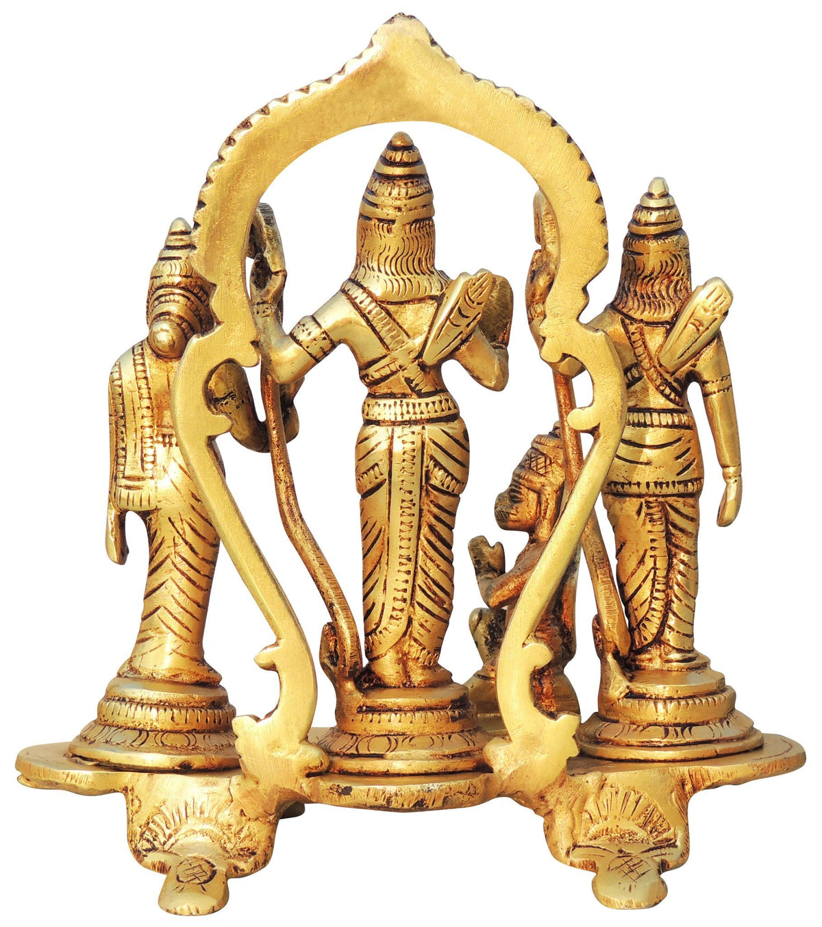 Brass Showpiece Ram Seeta ji Sitting Idol/ Statue -7*4*10 inch (BS1463 C)