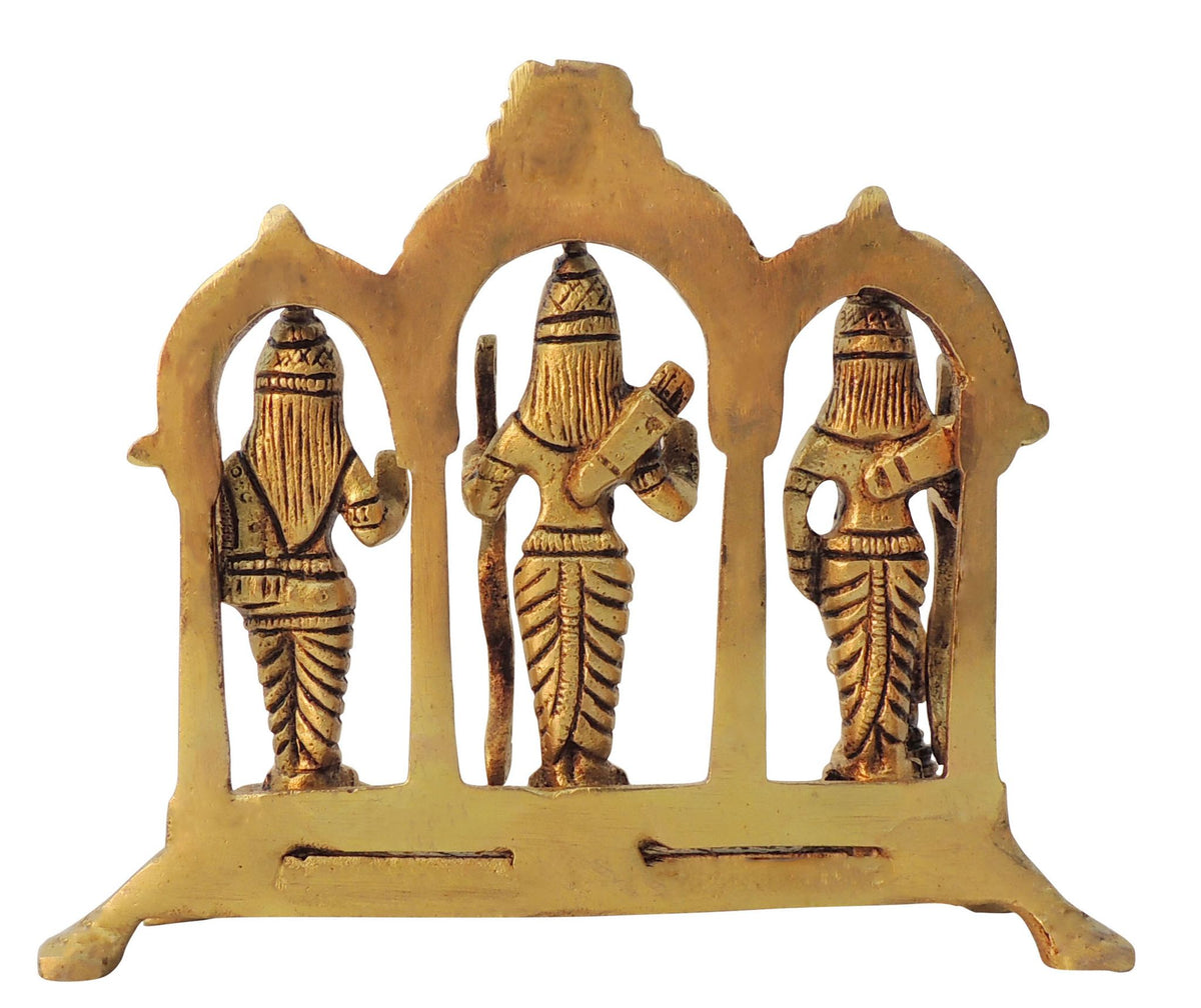 Brass Showpiece Ram Darbar On Same Base God Idol Statue  - 9*5*12 inch (BS131)