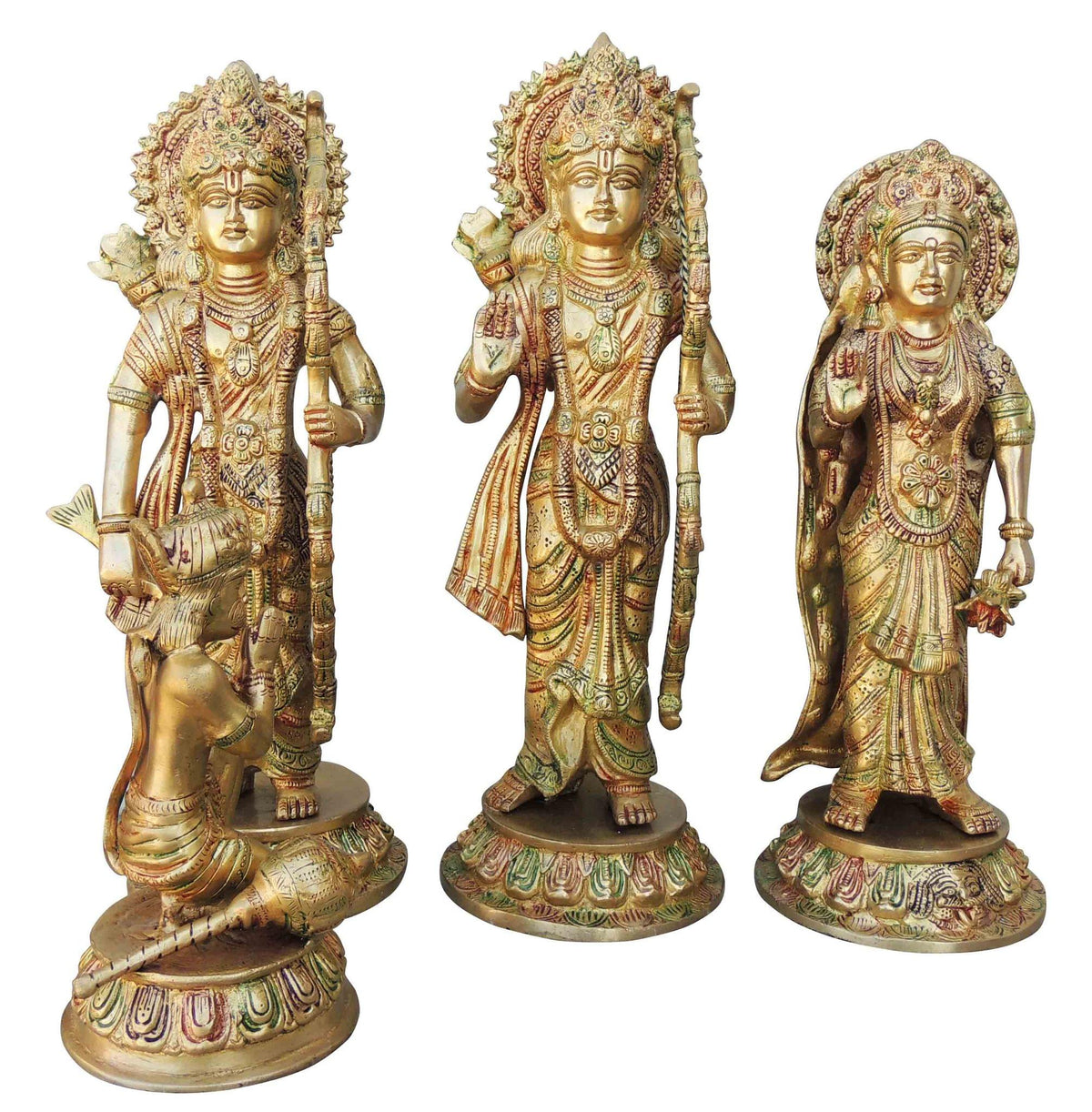 Brass Showpiece Hanging  Ram Darbar Statue - 0.6*3.5*5 inch (BS1259 A)