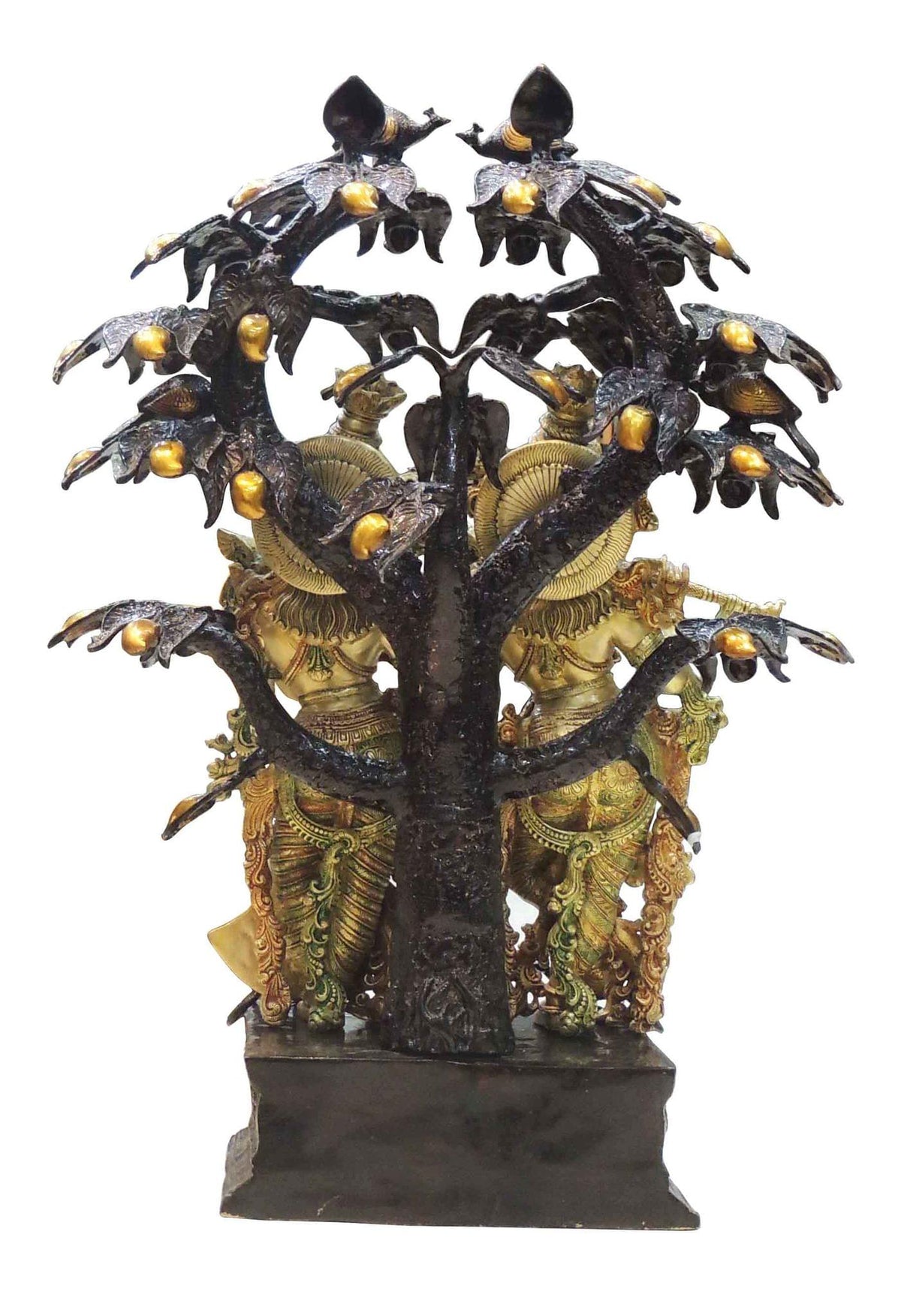 Brass Radha Krishna with Tree - 25.5*12*37 Inch (BS828 D)