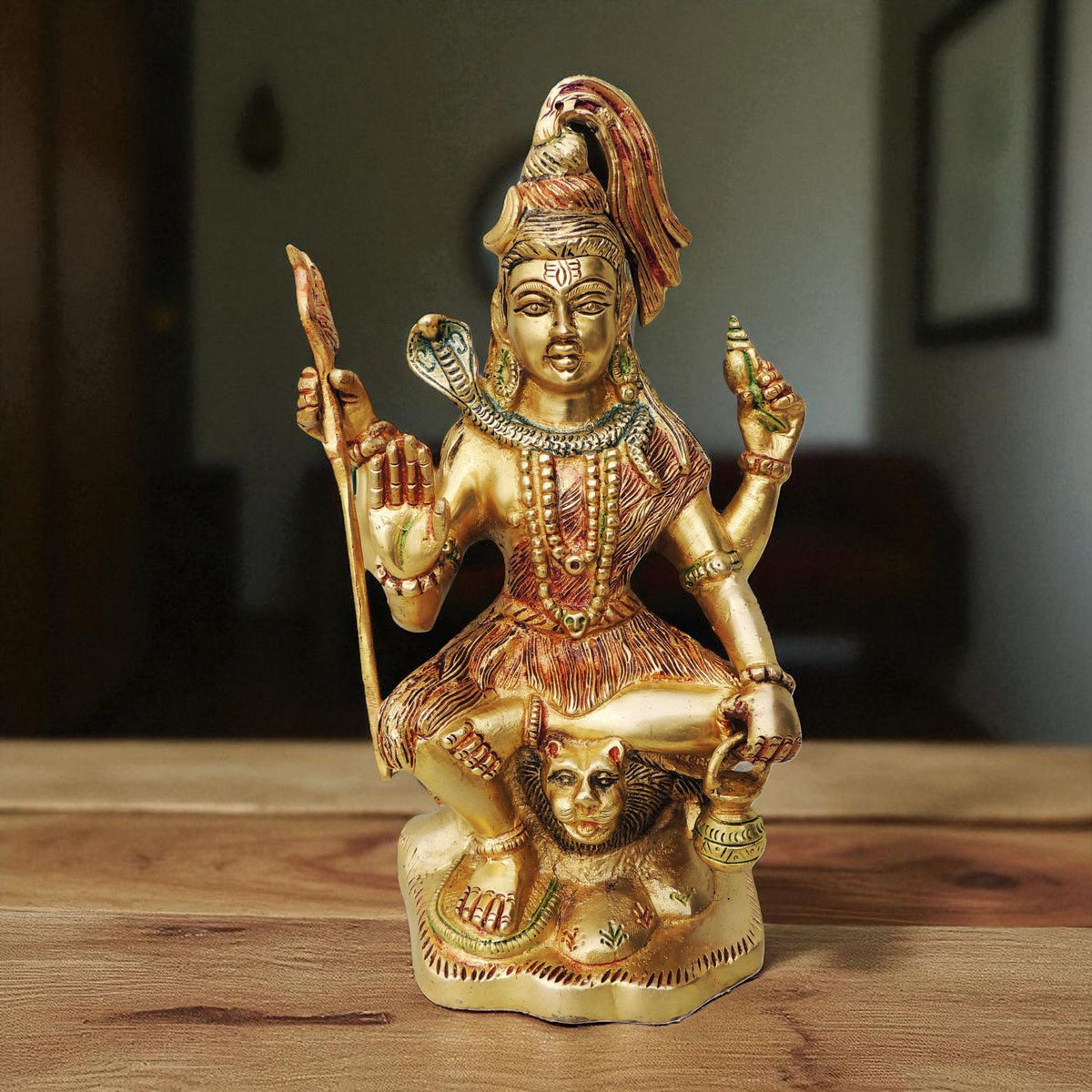 Brass Showpiece Shiv Ji Statue - 6*3.5*9 Inch (BS831 A)