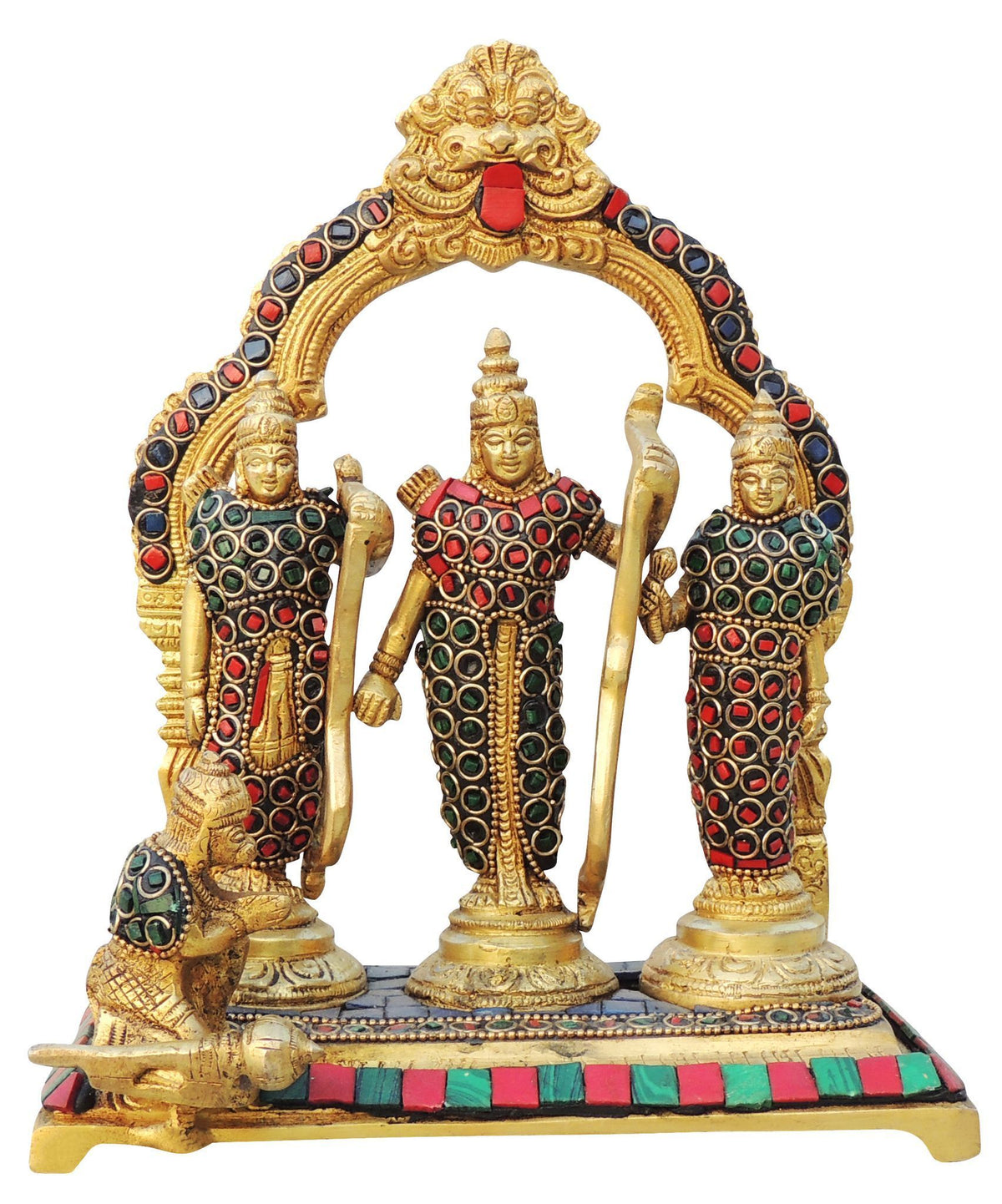 Brass Showpiece Ramlala God Idol Statue - 3.6*3.6*5 Inch (BS1682 C)
