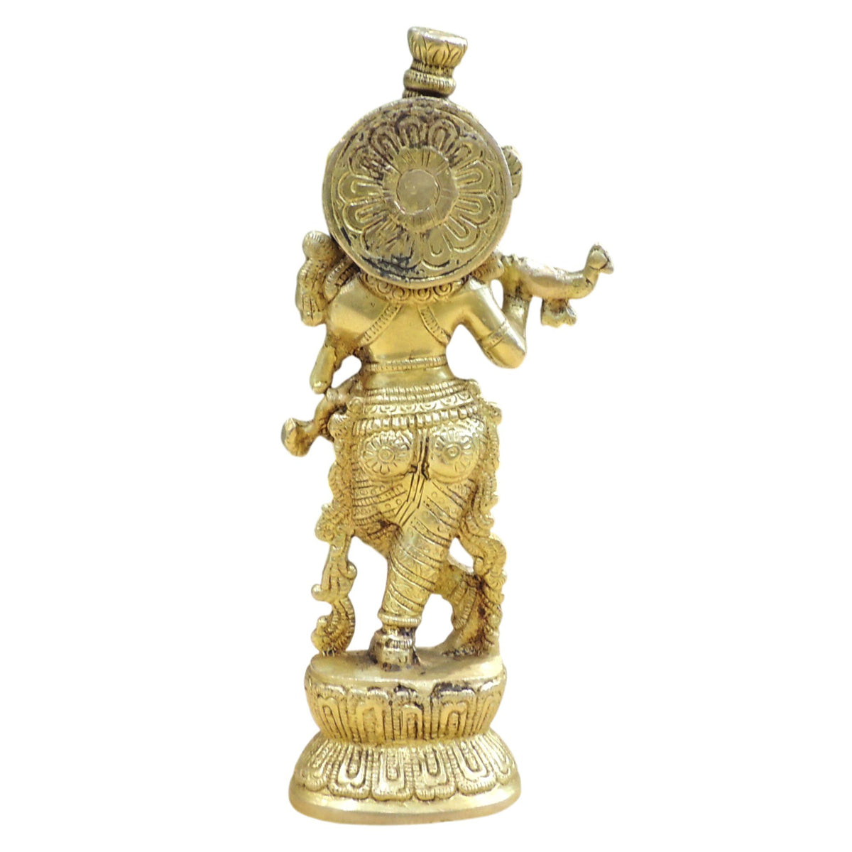Brass Showpiece Krishna God Idol Statue - 3.5*2*9 Inch (BS844 X)
