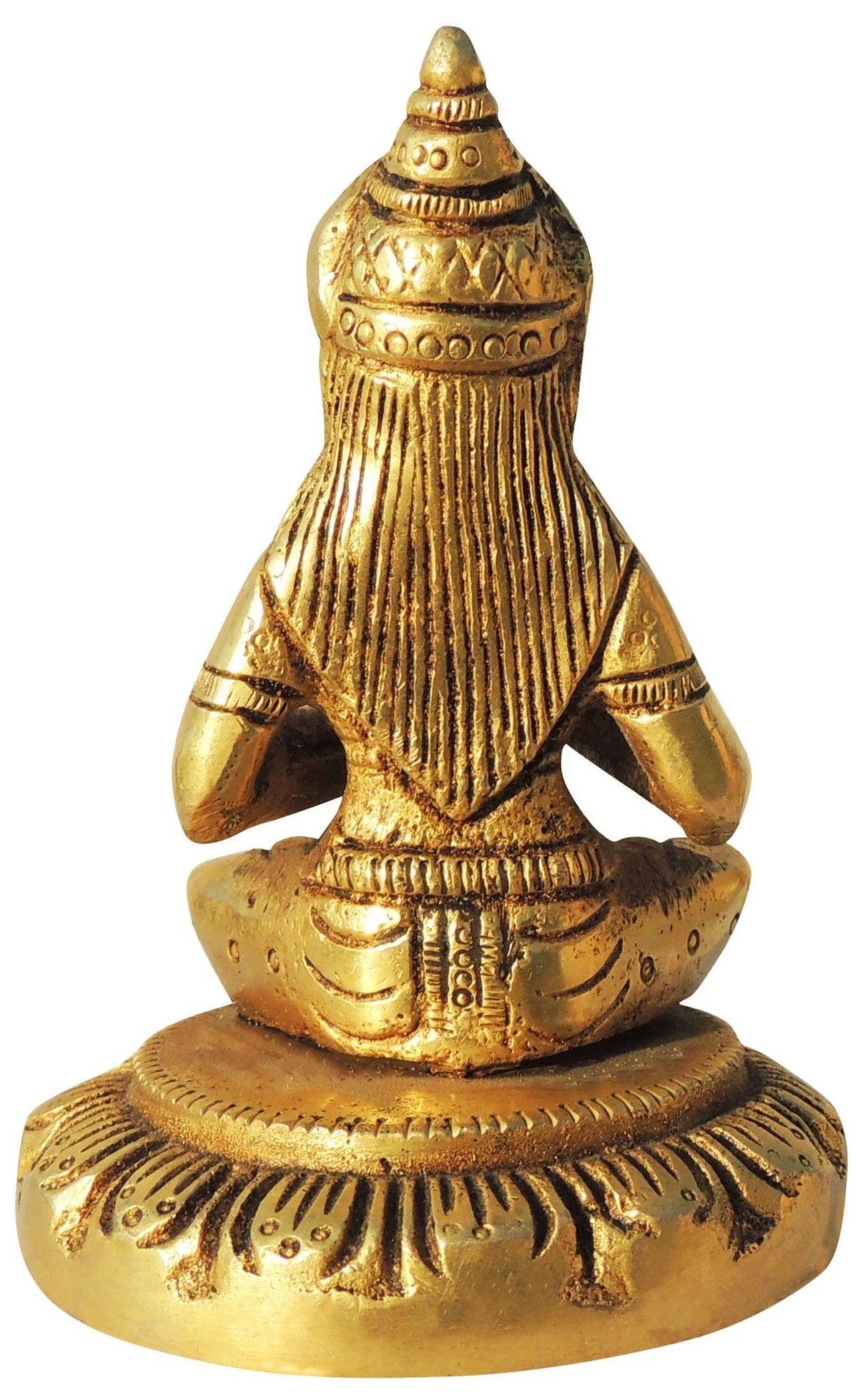 Brass Showpiece Parvati Ji God Idol Statue - 2.7*2.7*4 Inch (BS872 E)
