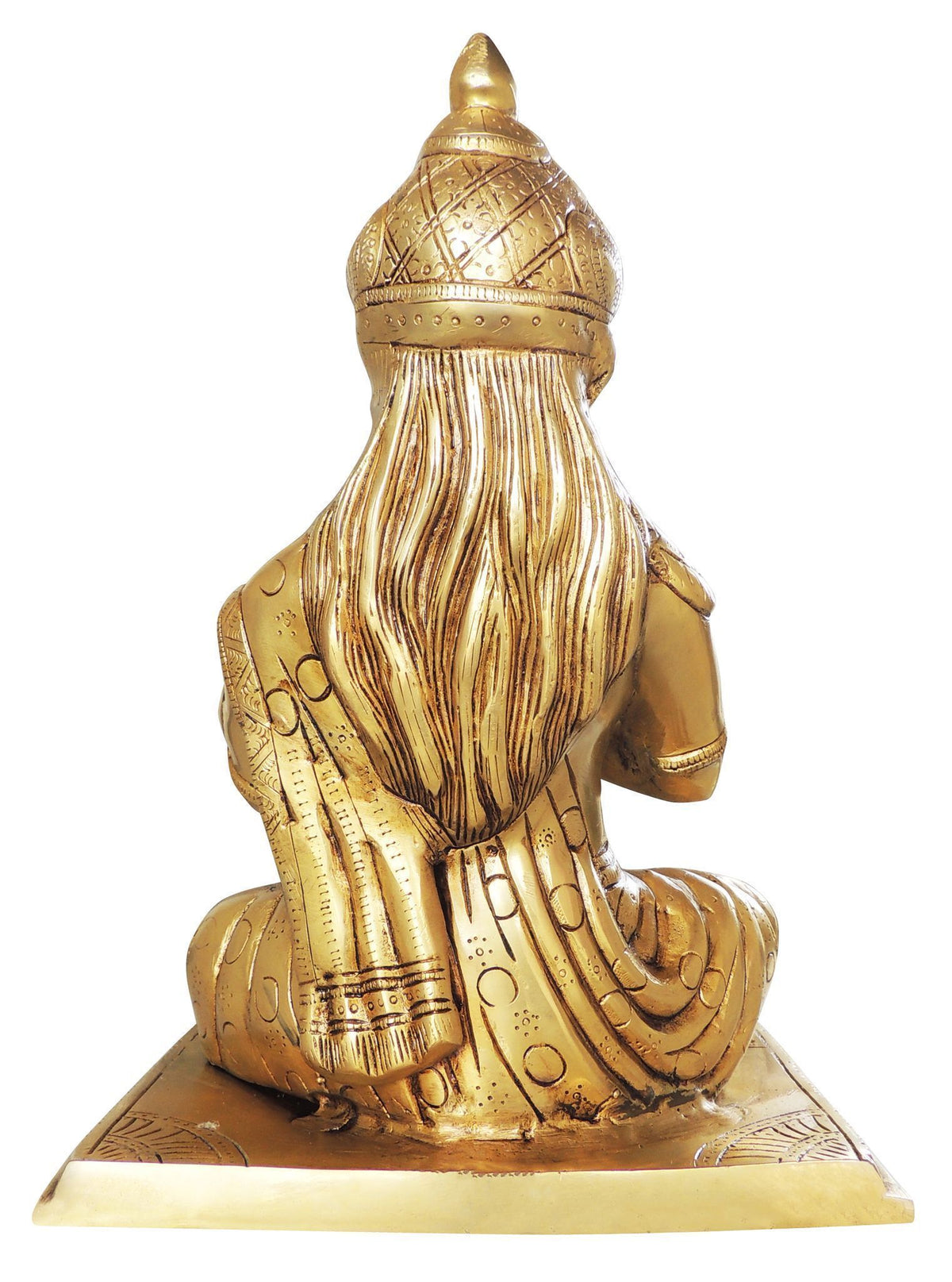 Brass Showpiece Parvati Ji God Idol Statue - 9*6.5*12.5 Inch (BS872 N)