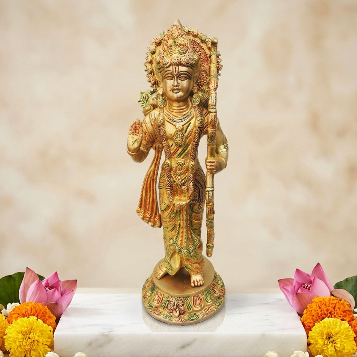 Brass Showpiece Ramdarbar Statue - 3.5*2*5 Inch (BS1096 A)