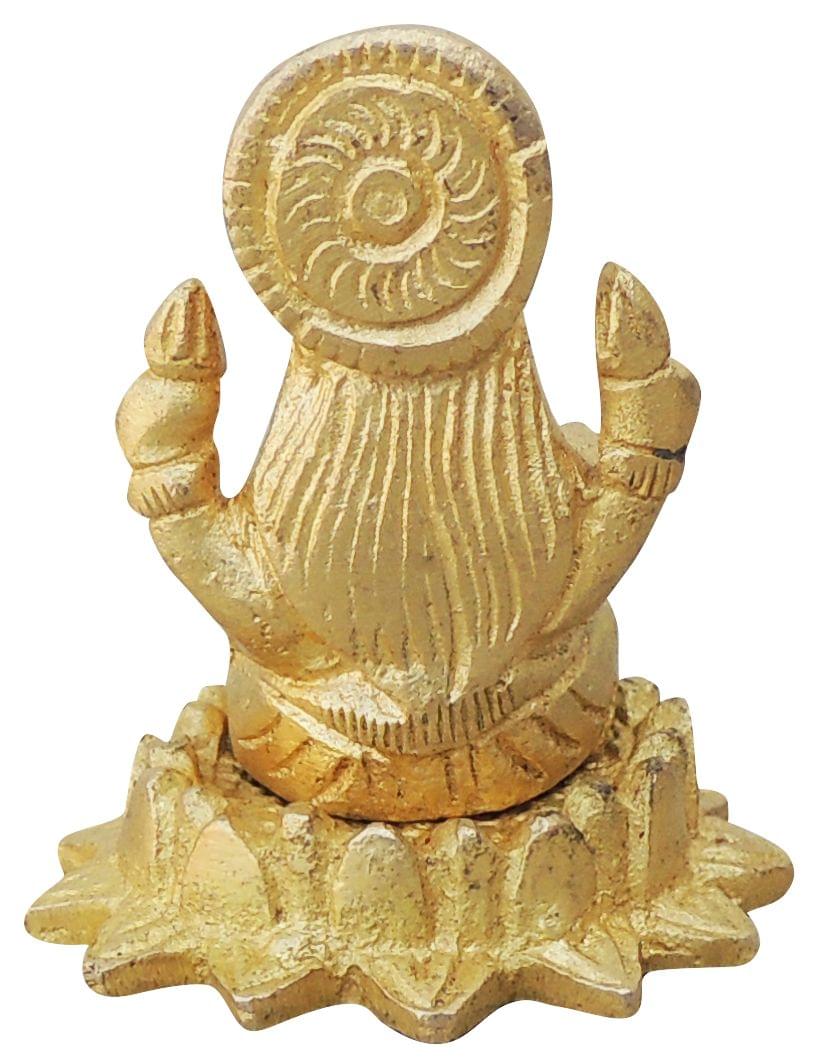 Brass Showpiece Laxmi Ji God Idol Statue - 1.7*1.4*2 Inch (BS892 L)