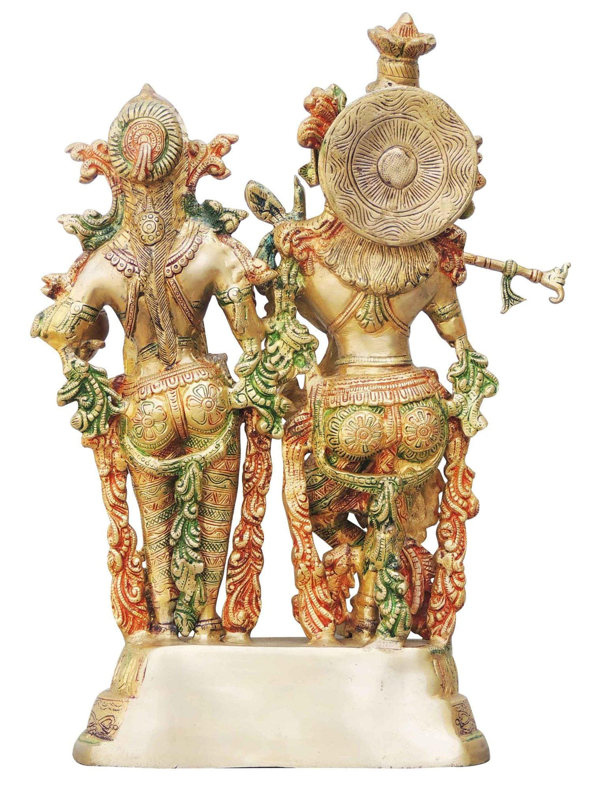 Brass Radha Krishan Same Base Idol-10.5*5*16.8 (BS939 A)