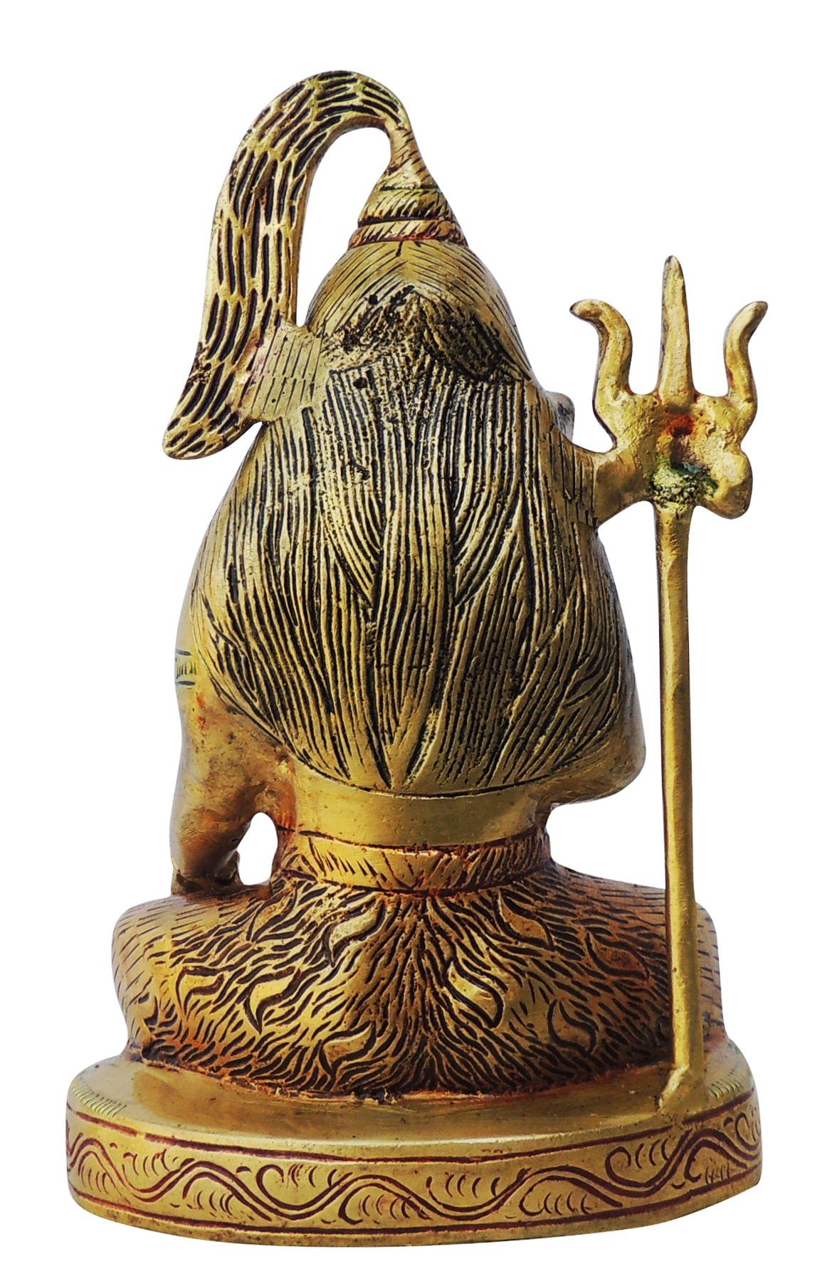 Brass Showpiece Shiv Ji Statue - 4.2*2.5*7 Inch (BS947 C)