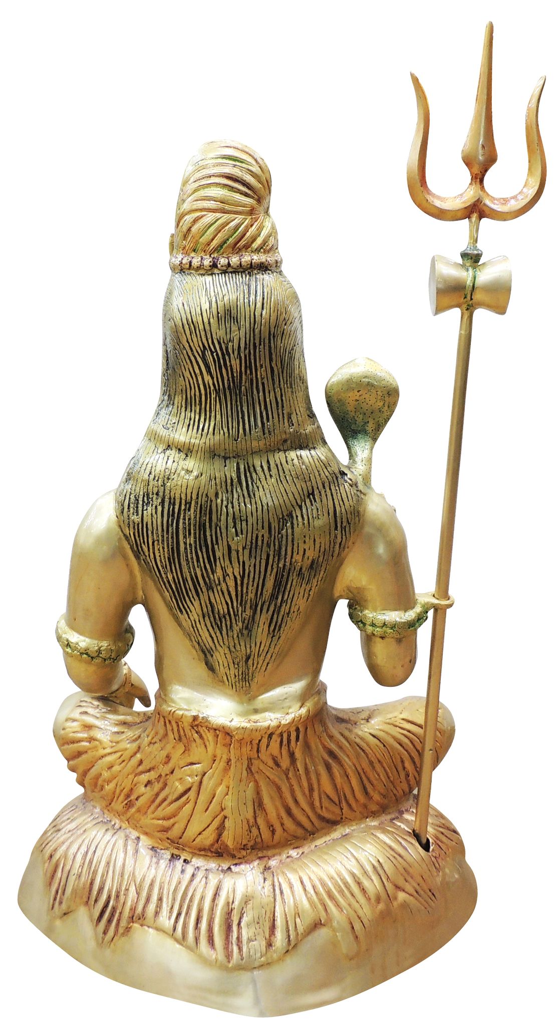 Brass Showpiece Shiv Ji God Idol Statue - 20*15*35 Inch (BS947 X)