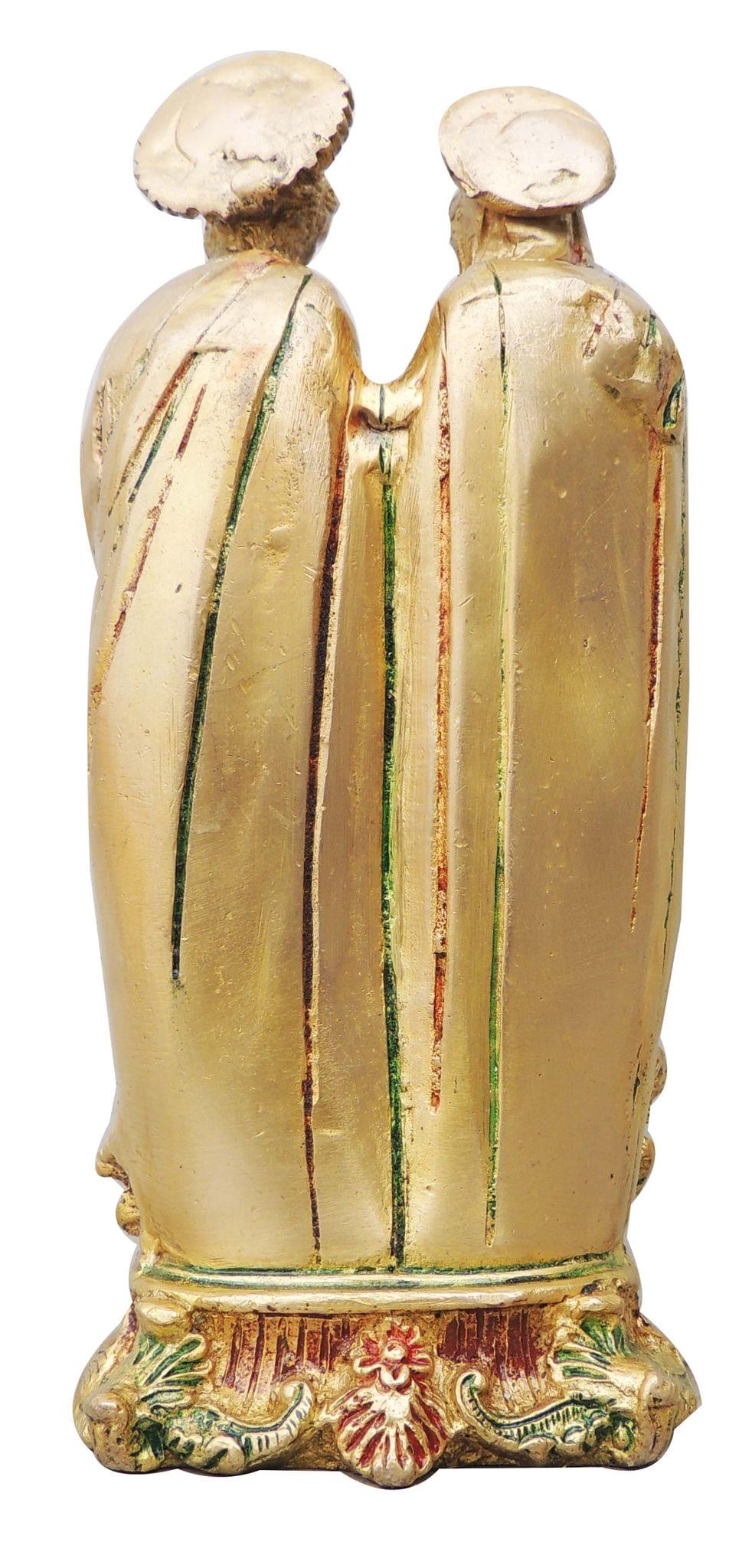 Brass Showpiece Jesus Family Statue - 3.4*2.5*7.4 Inch (BS972 B)