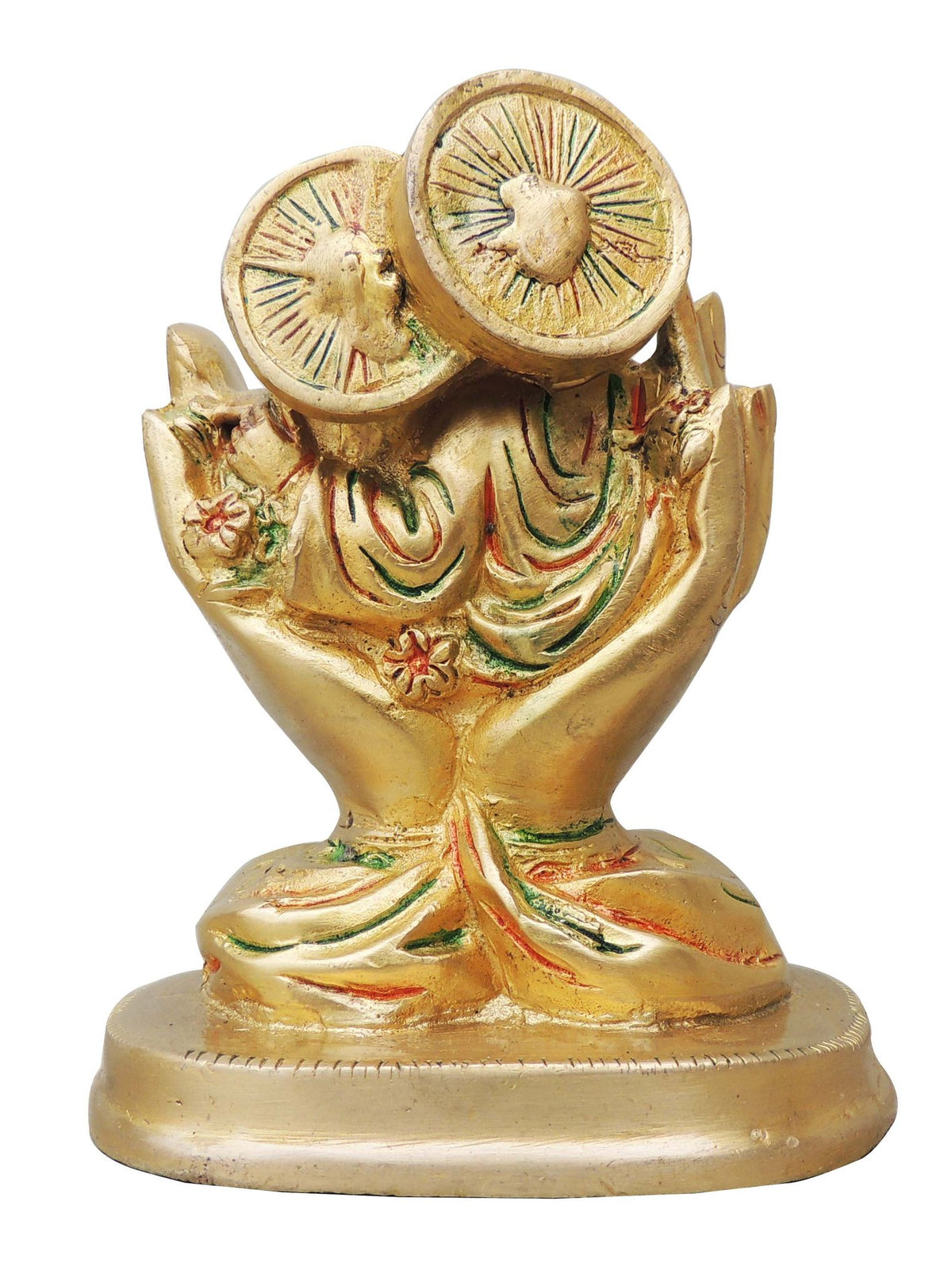 Brass Showpiece Jesus Family with Hand Statue - 4.4*3.3*5.7 Inch (BS973 B)