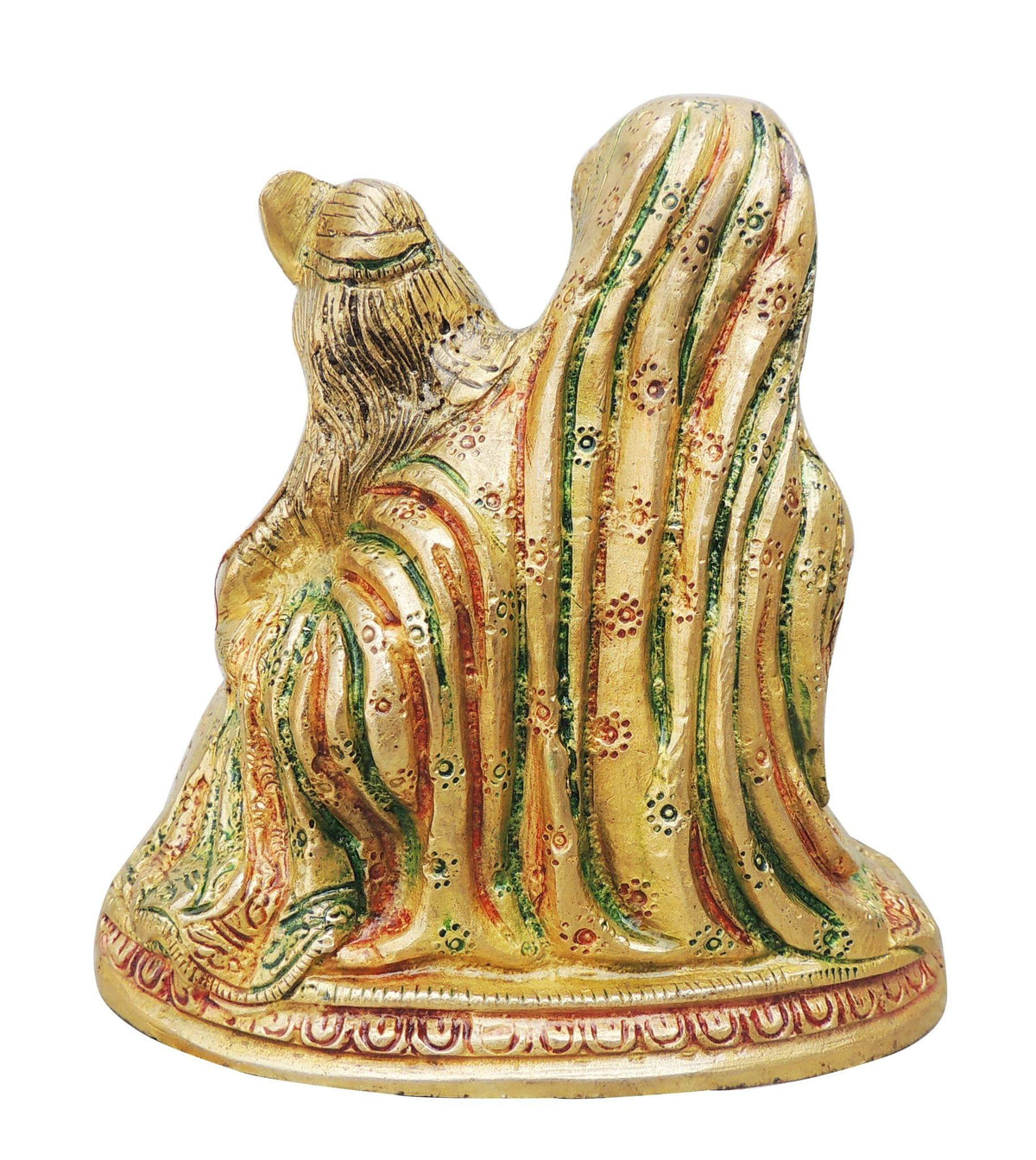 Brass Showpiece Krishna With Yashoda Maiya - 5.3*3.8*5.5 Inch (BS974 C)