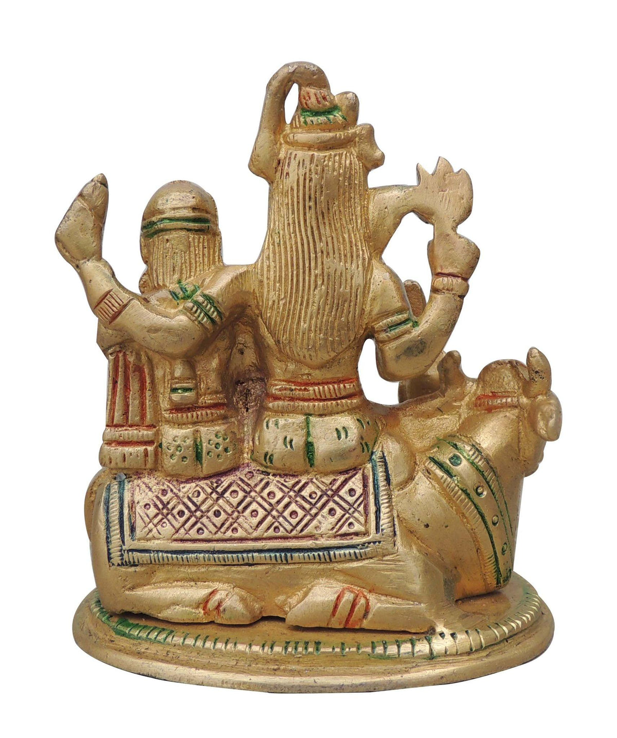 Brass Showpiece Shiv Parivar Idol Statue  - 3.5*2.5*4 inch (BS975 C)