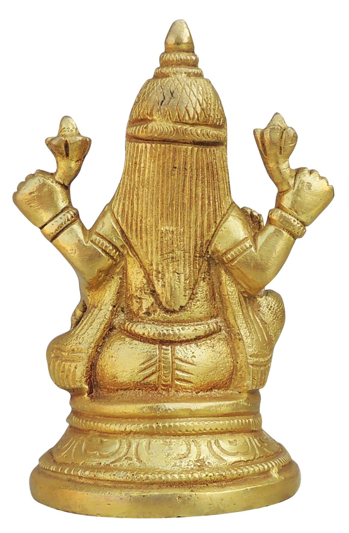 Brass Showpiece Laxmi Ji God Idol Statue - 2.7*2.2*4.2 Inch (BS999 L)