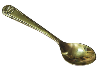 Pure Brass Spoon- 6.3*1.4*0.6 inch (CU061 B)