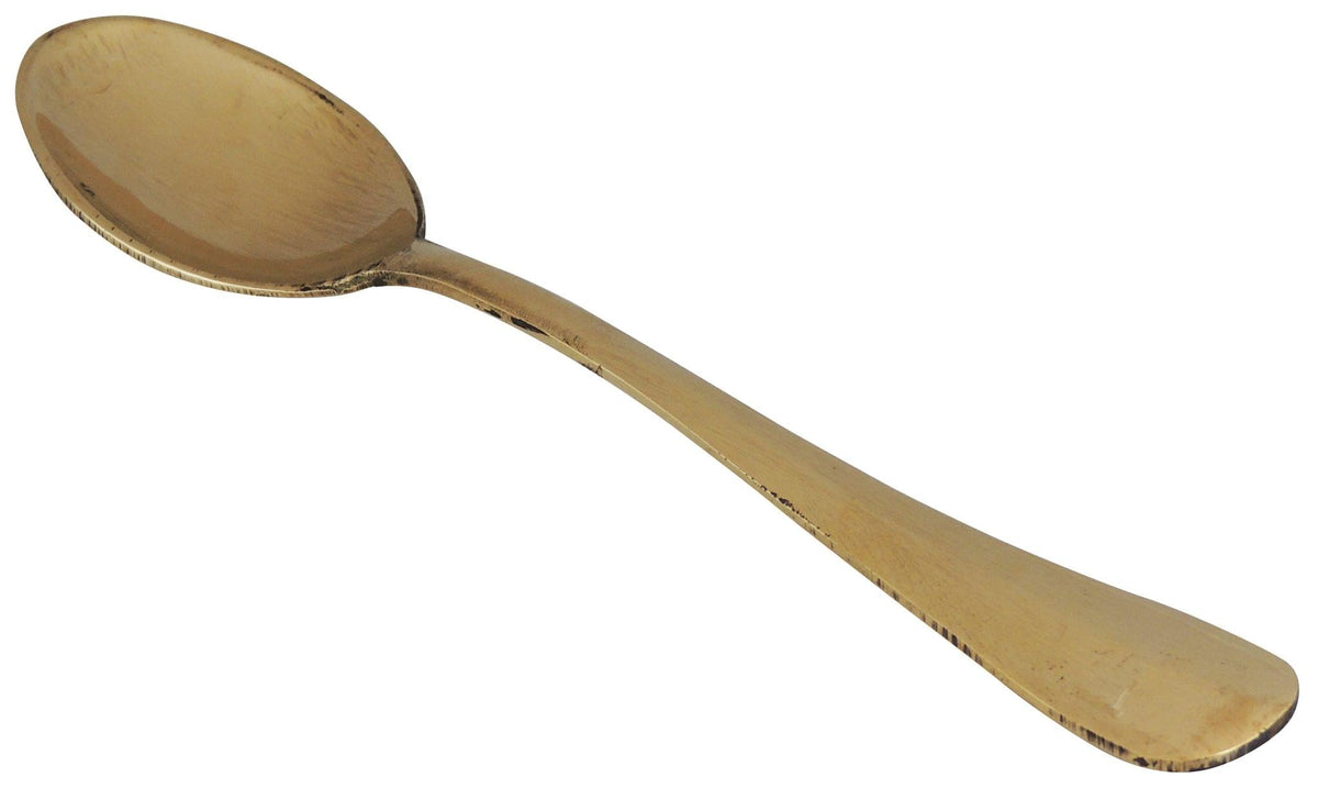 Pure Brass Spoon - 7.2*1.5*0.6 inch (CU061 D)