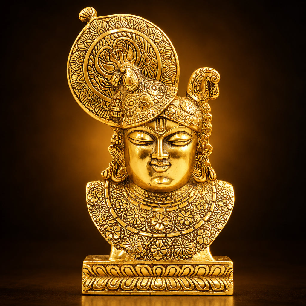 Aluminium Showpiece Srinath - 5*2*8.5 Inch (AS501 G)
