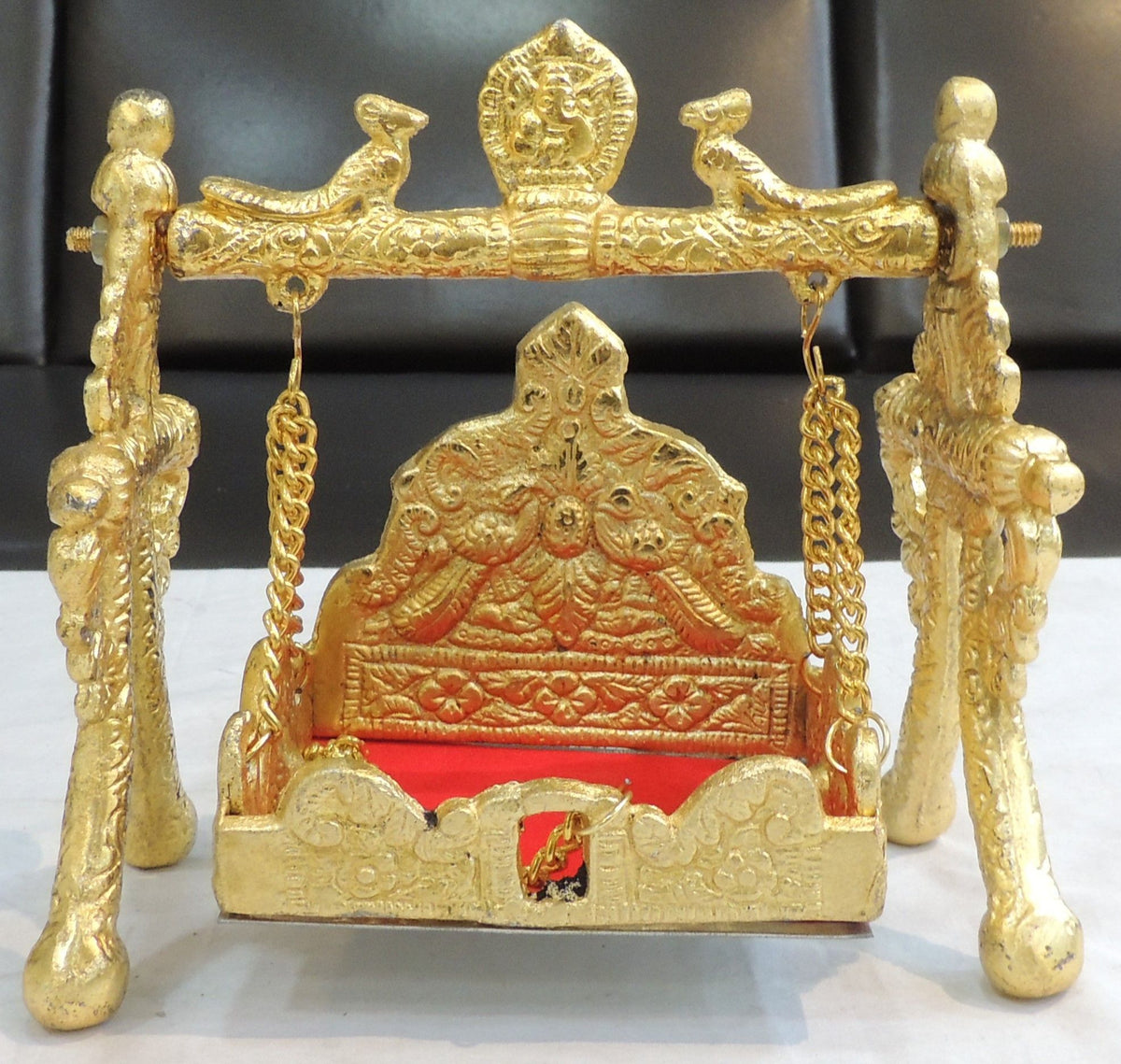 Aluminium Showpiece Jhula - 6.5*4*6.5 Inch (AS258 M)