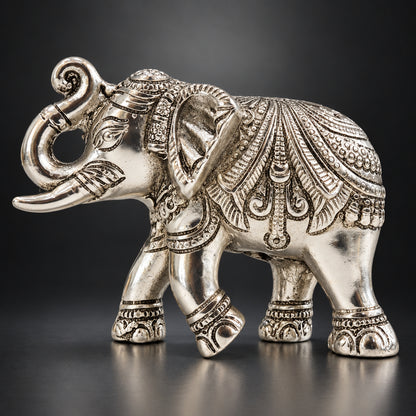 Aluminium Showpiece Elephant - 5*2*3.5 Inch (AS503 S)