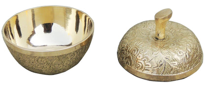Brass Decorative Apple Shape Bowl - 2.5*2.5*2.8 Inch (F316 E)