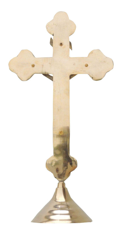 Brass Decorative Showpiece Jesus On Cross - 6.3*3.7*12.5 inch (F377 D)