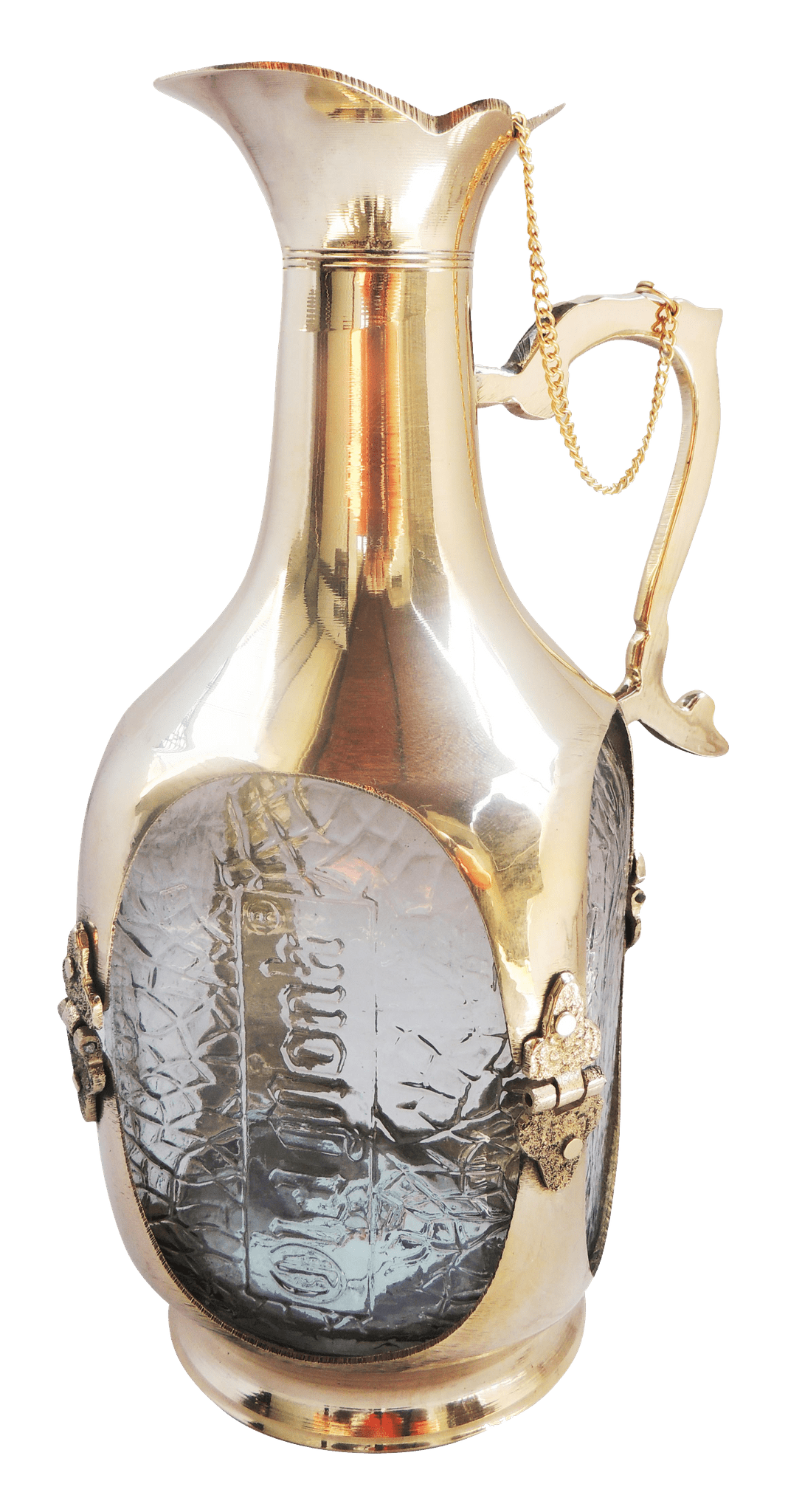 Brass Antique Jug - 4*4*10 inch, 750 ML (F399 A)