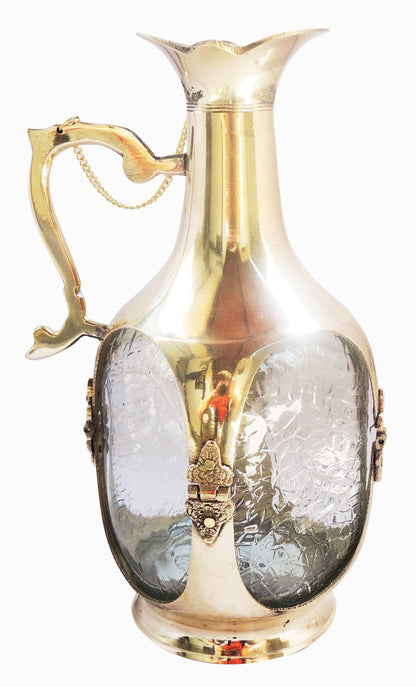 Brass Antique Jug - 4*4*10 inch, 750 ML (F399 A)