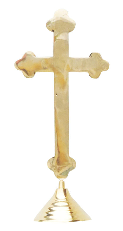 Brass Decorative Showpiece Cross Christmas Gift item - 7.5*4.5*16.5 inch (F486 E)