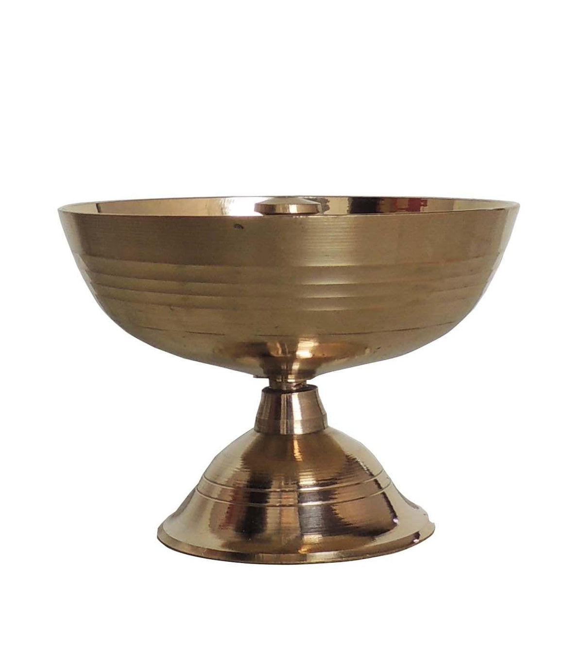 Brass Table Decor Deepak - 4*4*3.2 Inch (F645 I)