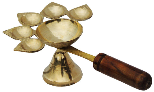 Lakdhi Panch Arti No. 1  - 6.6*4.4*2.2 inch (F649 B)