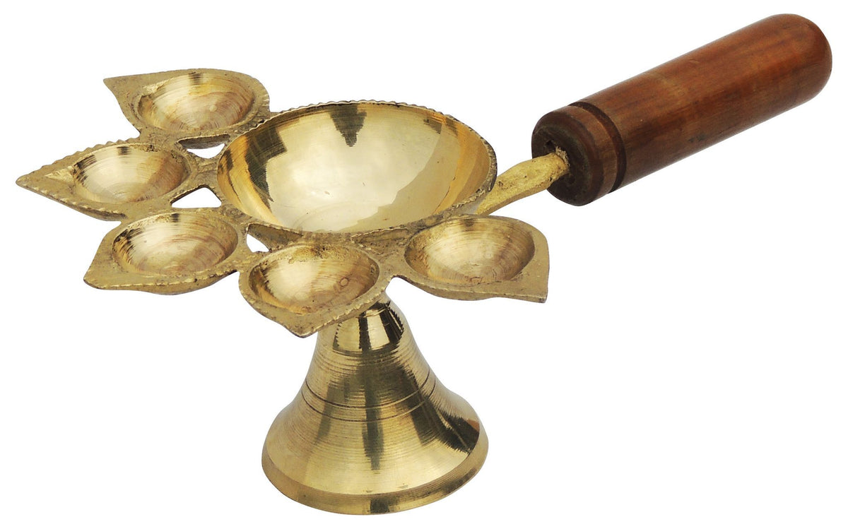 Lakdhi Panch Arti No. 2- 7.5*4.8*2.5 inch (F649 C)