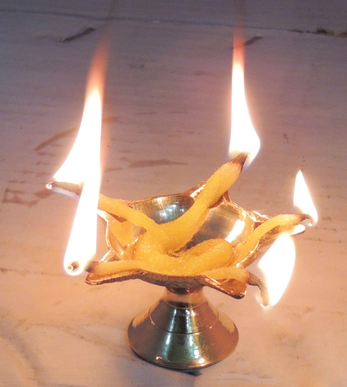 Panch Mukhi Deepak No. 000 - 2.5*2.5*1.5 inch (F663 A)