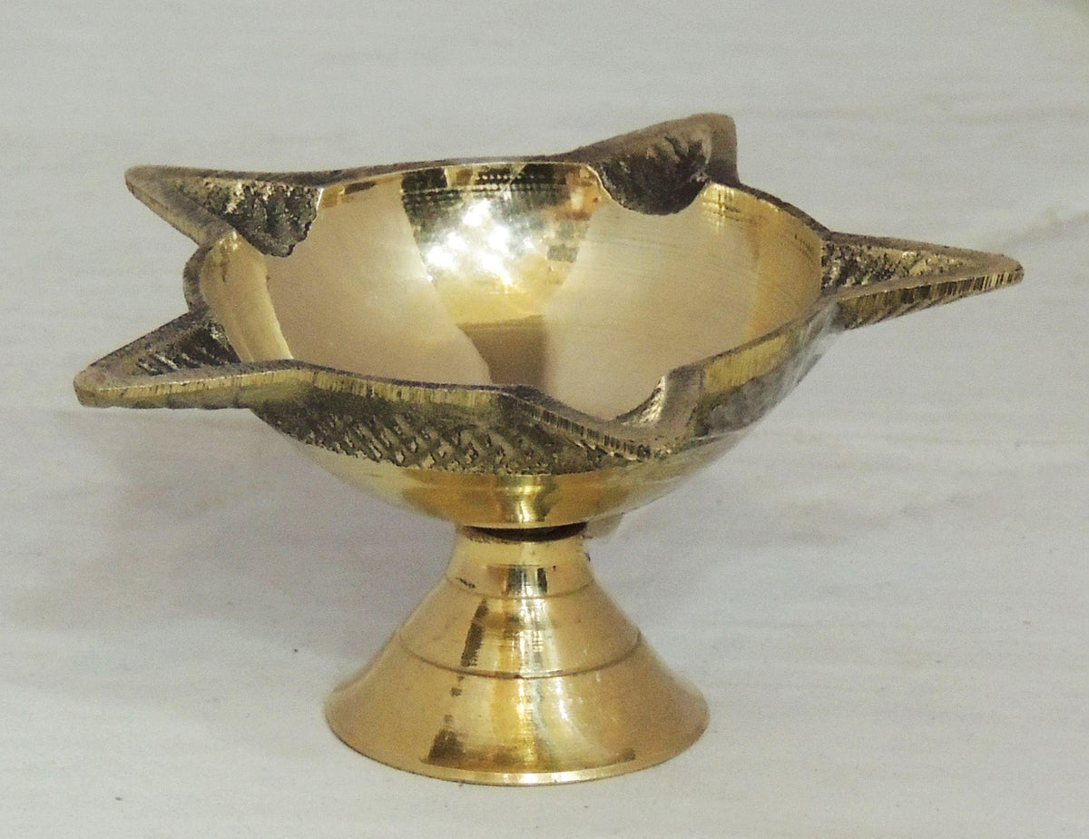 Panch Mukhi Deepak No. 0- 3*3*1.8 inch (F663 C)