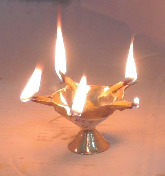 Panch Mukhi Deepak No. 0- 3*3*1.8 inch (F663 C)