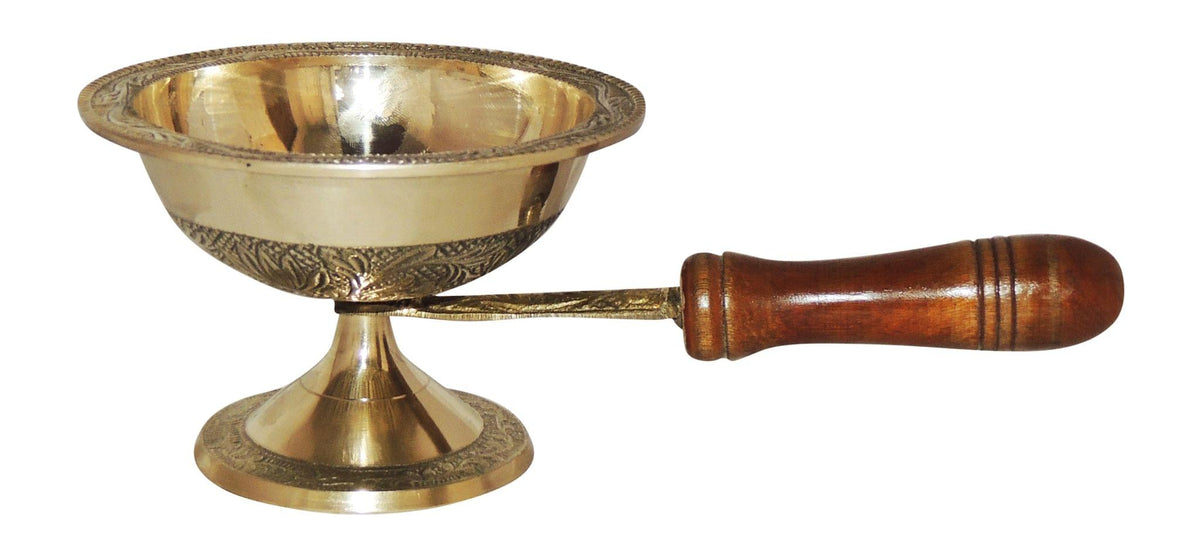 Brass Table Decor Deepak - 8*4*3 inch (F684 C)