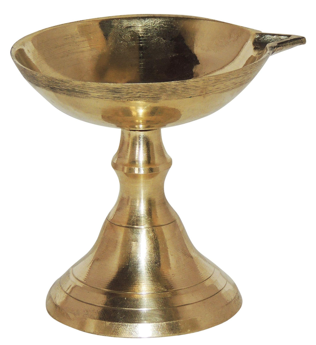 Brass Table Decor Panti Stand Deepak No. 1 - 3.6*3.2*3.5 Inch (F685 A)