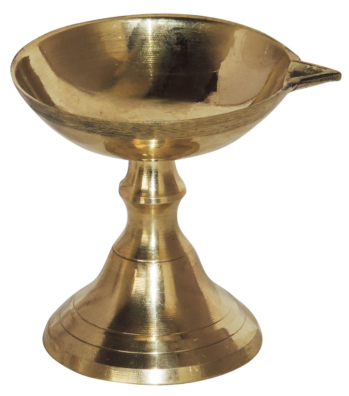 Brass Table Decor Panti Stand Deepak No. 1 - 3.6*3.2*3.5 Inch (F685 A)